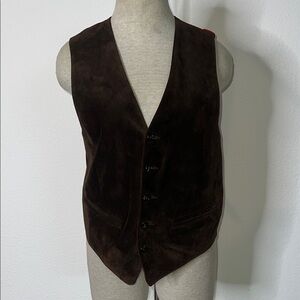 Banana Republic Suede Leather Vest